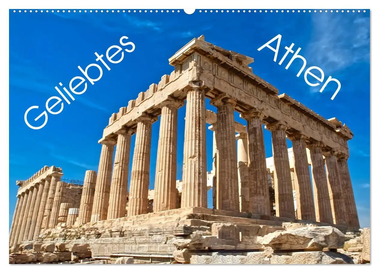 Cover: 9783457803240 | Geliebtes Athen (Wandkalender 2026 DIN A2 quer), CALVENDO...