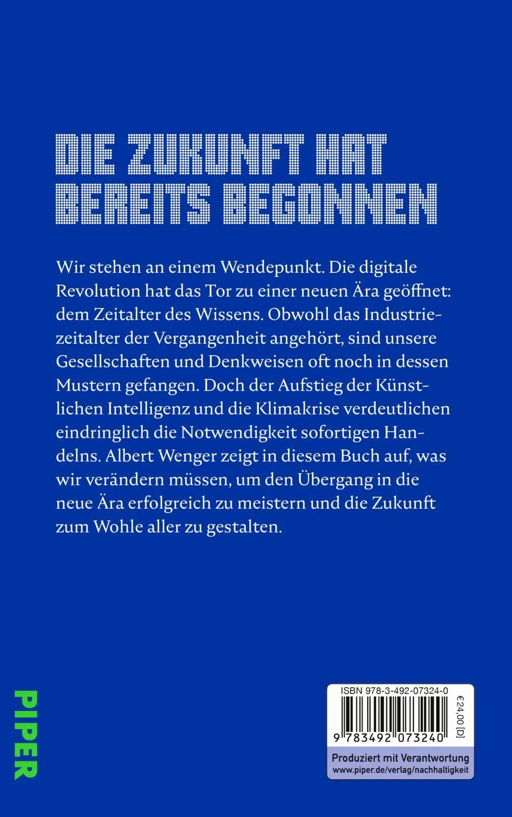 Rückseite: 9783492073240 | Die Welt nach dem Kapital | Albert Wenger | Buch | 288 S. | Deutsch