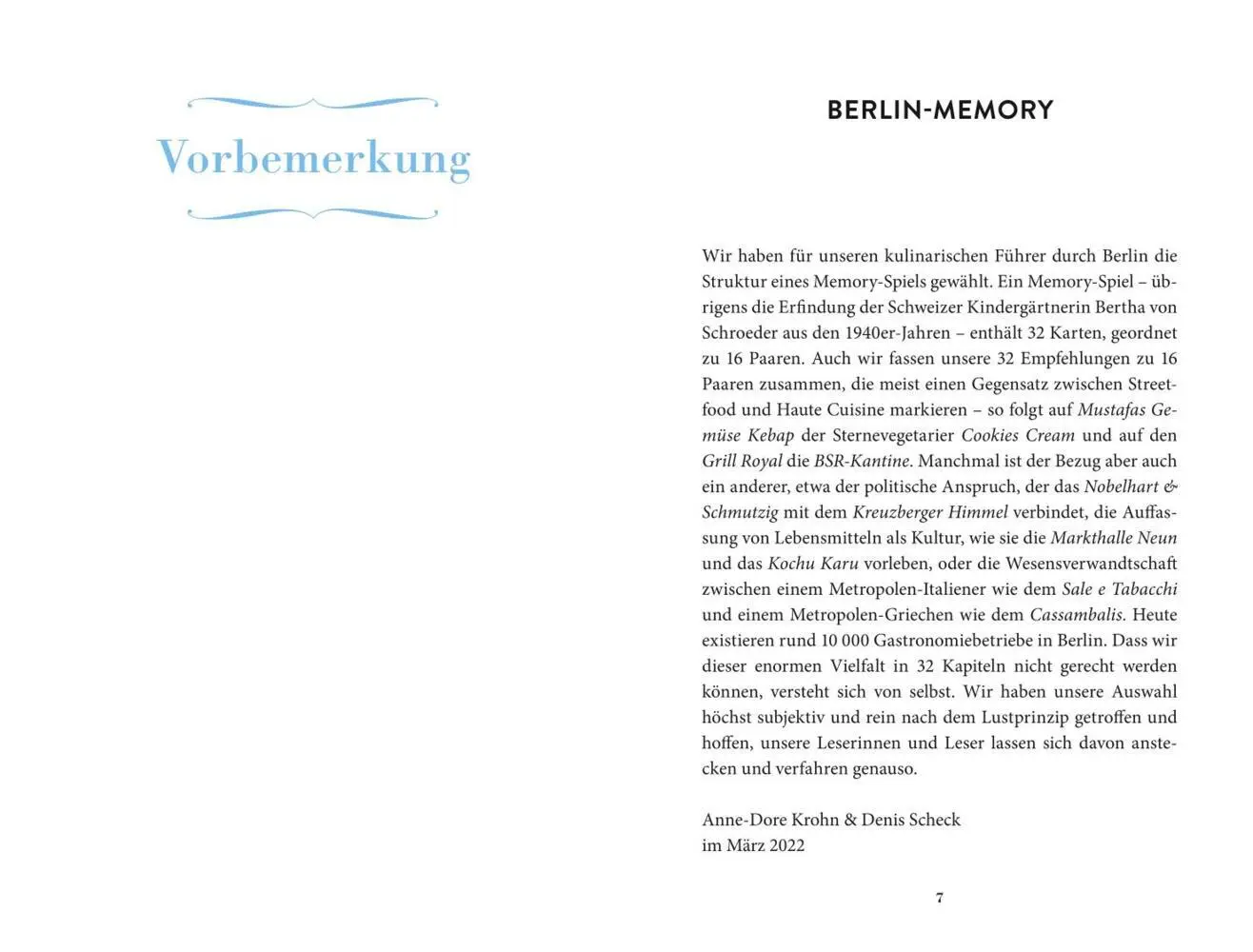 Bild: 9783834233240 | Hungrig auf Berlin | Denis Scheck (u. a.) | Taschenbuch | 240 S.