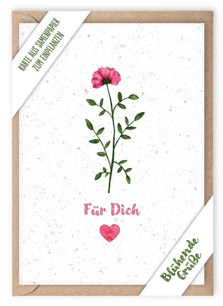 Cover: 4250222943340 | Für Dich | Faltkarte aus Samenpapier | Box | 1 S. | 494334 | Deutsch