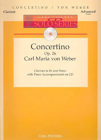 Cover: 9780825853340 | Concertino, Op. 26 | Carl Maria von Weber | Buch + Einzelstimme(n)