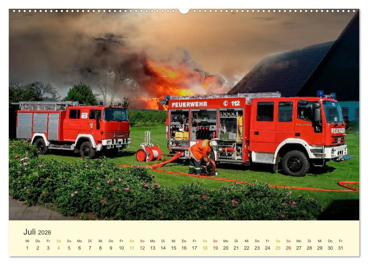 Bild: 9783457413340 | Feuerwehr - mein Kalender (hochwertiger Premium Wandkalender 2026...