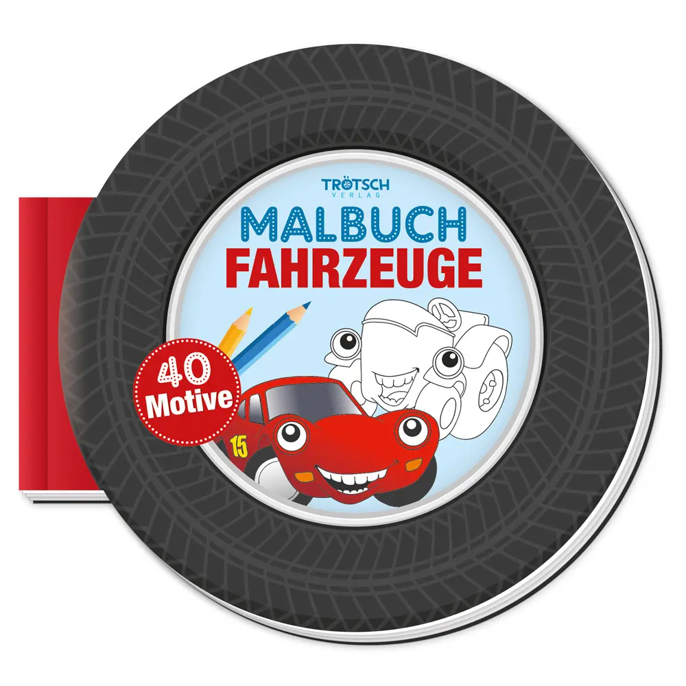 Cover: 9783965523340 | Trötsch Malbuch Fahrzeuge Malbuch | Ausmalbuch Malbuch | Co.KG | Buch
