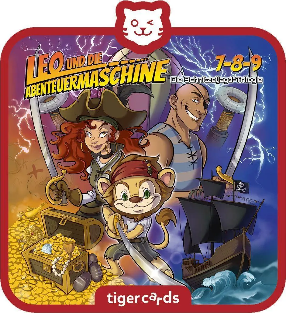 Cover: 4260535483440 | tigercard - Leo und die Abenteuermaschine  - Folge 7,8,9: Die...