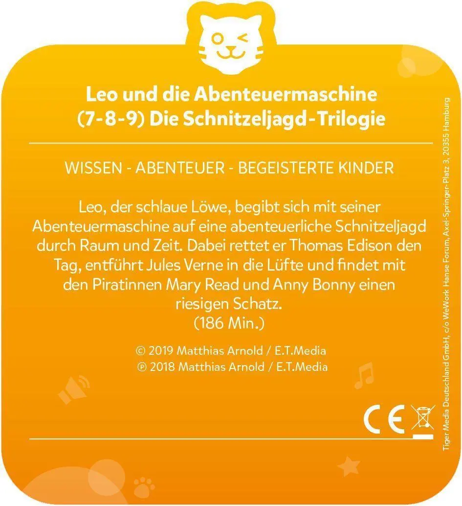 Bild: 4260535483440 | tigercard - Leo und die Abenteuermaschine  - Folge 7,8,9: Die...