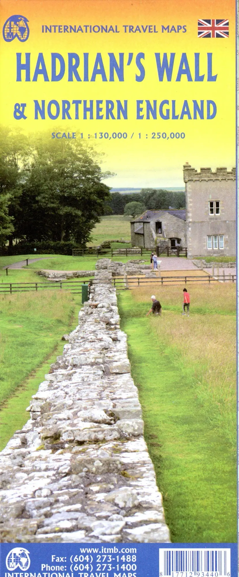 Cover: 9781771293440 | Hadrian's Wall &amp; Northern | ITM Intern.Travel Maps | (Land-)Karte