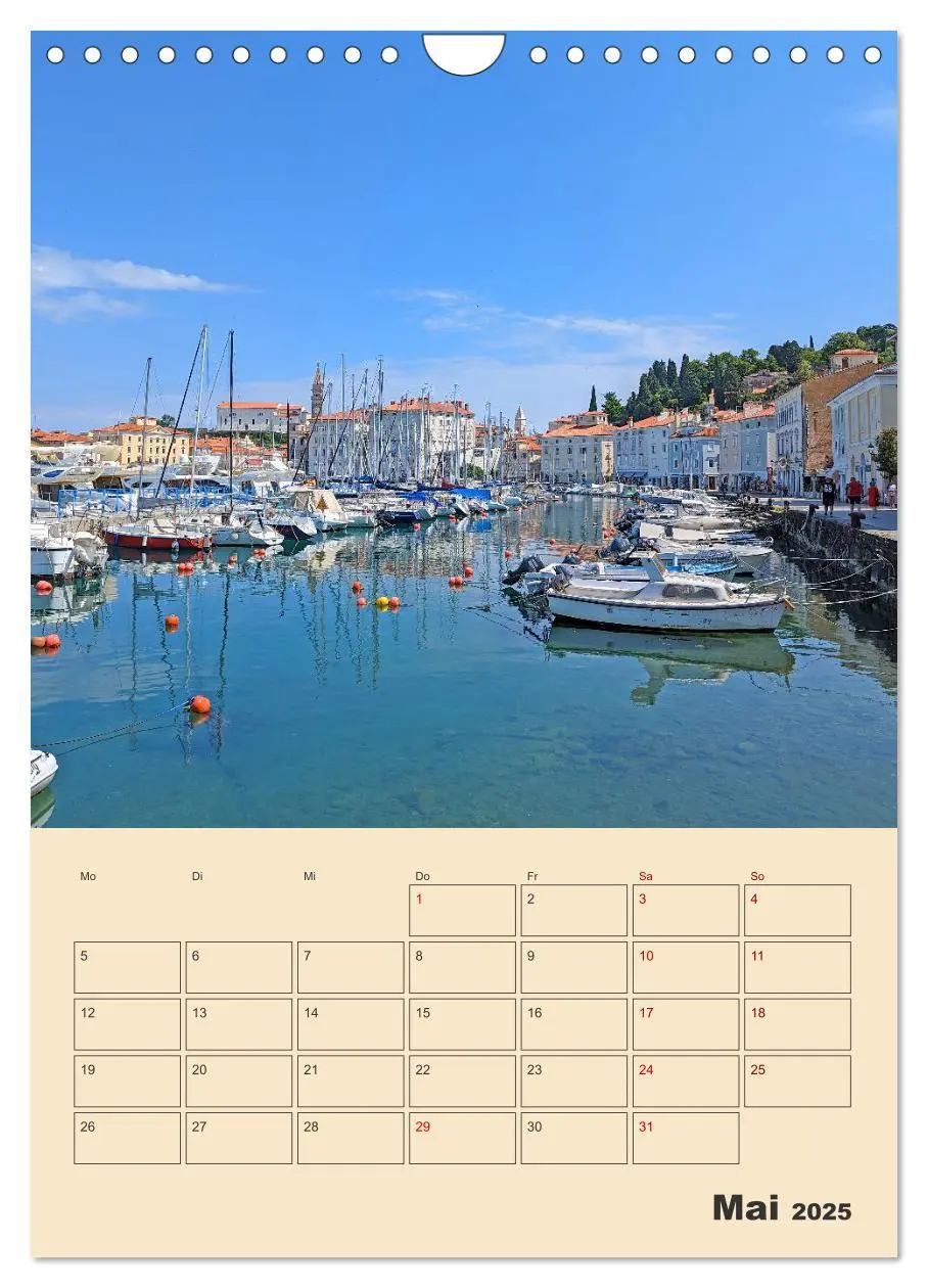 Bild: 9783435863440 | Piran, Sloweniens Perle am Mittelmeer (Wandkalender 2025 DIN A4...