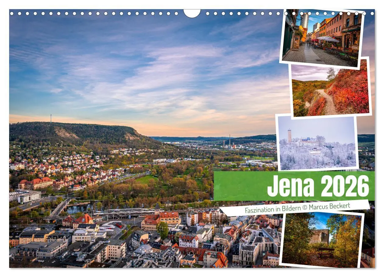 Cover: 9783457403440 | Jena - Faszination in Bildern (Wandkalender 2026 DIN A3 quer),...