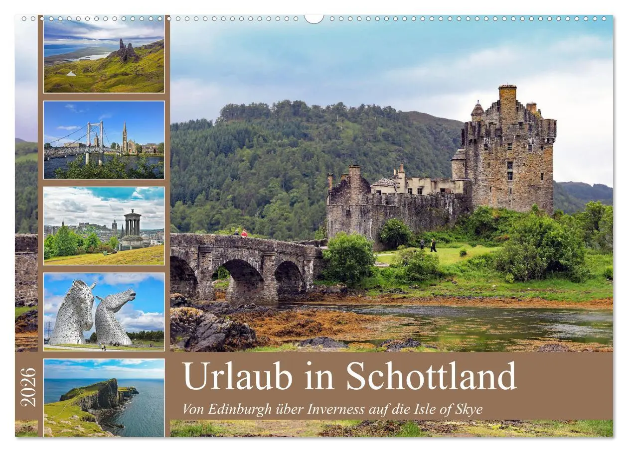 Cover: 9783457573440 | Urlaub in Schottland (Wandkalender 2026 DIN A2 quer), CALVENDO...