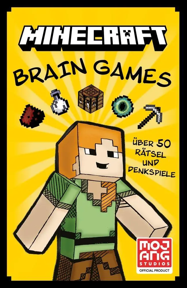 Cover: 9783505153440 | Minecraft Brain Games. Über 50 Rätsel und Denkspiele | AB (u. a.)