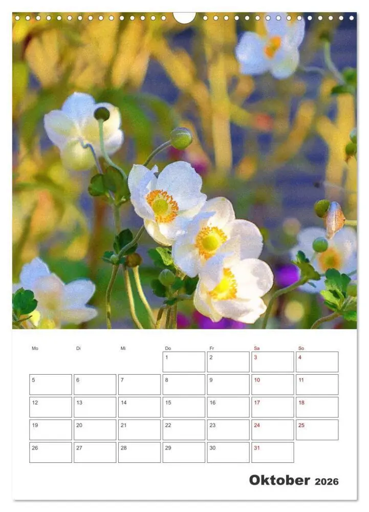 Bild: 9783516353440 | BLÜTENZAUBER (Wandkalender 2026 DIN A3 hoch), CALVENDO Monatskalender