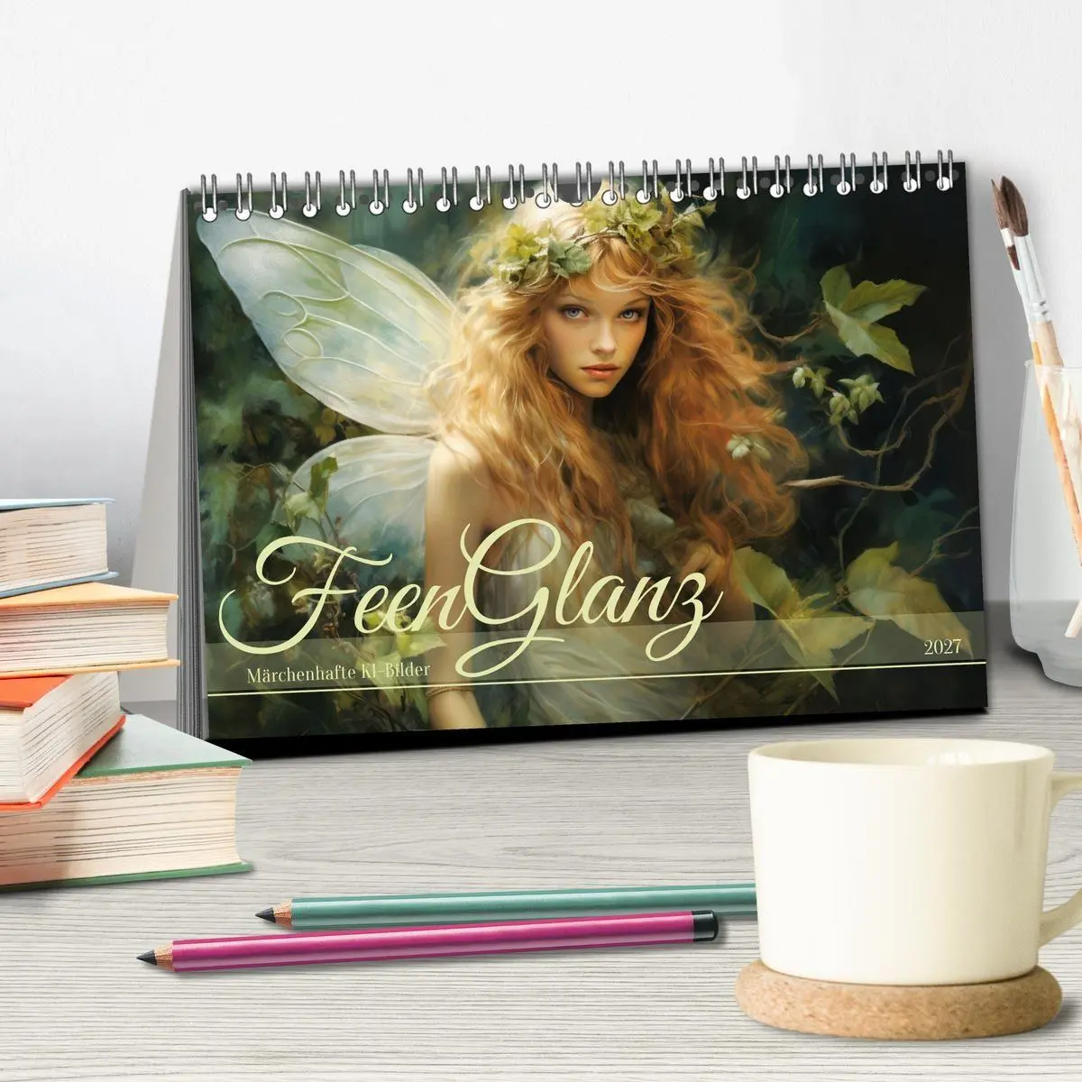 Bild: 9783569203440 | Feenglanz (Tischkalender 2027 DIN A5 quer), CALVENDO Monatskalender