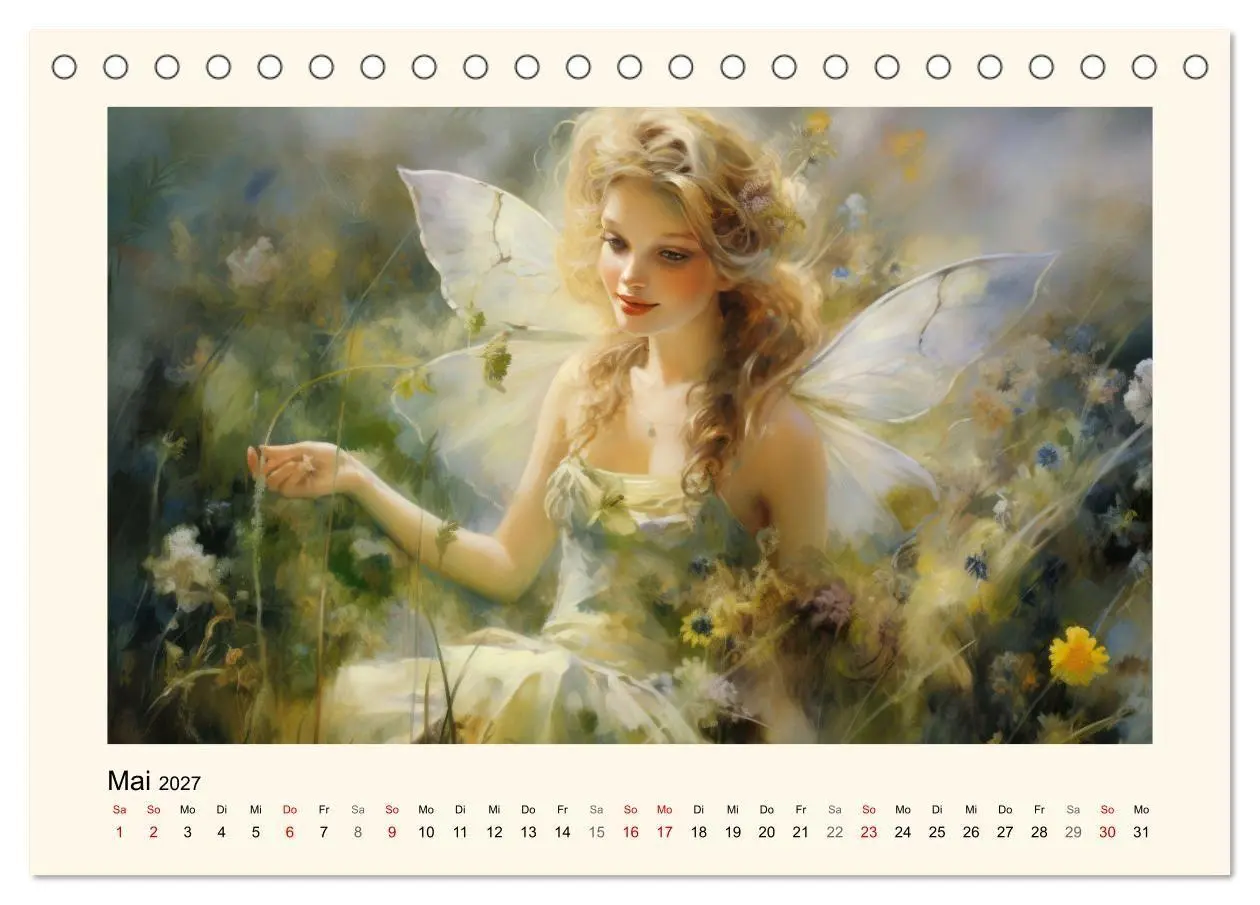 Bild: 9783569203440 | Feenglanz (Tischkalender 2027 DIN A5 quer), CALVENDO Monatskalender