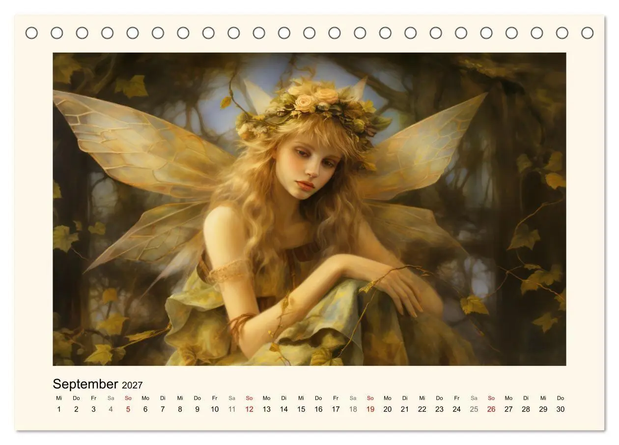 Bild: 9783569203440 | Feenglanz (Tischkalender 2027 DIN A5 quer), CALVENDO Monatskalender