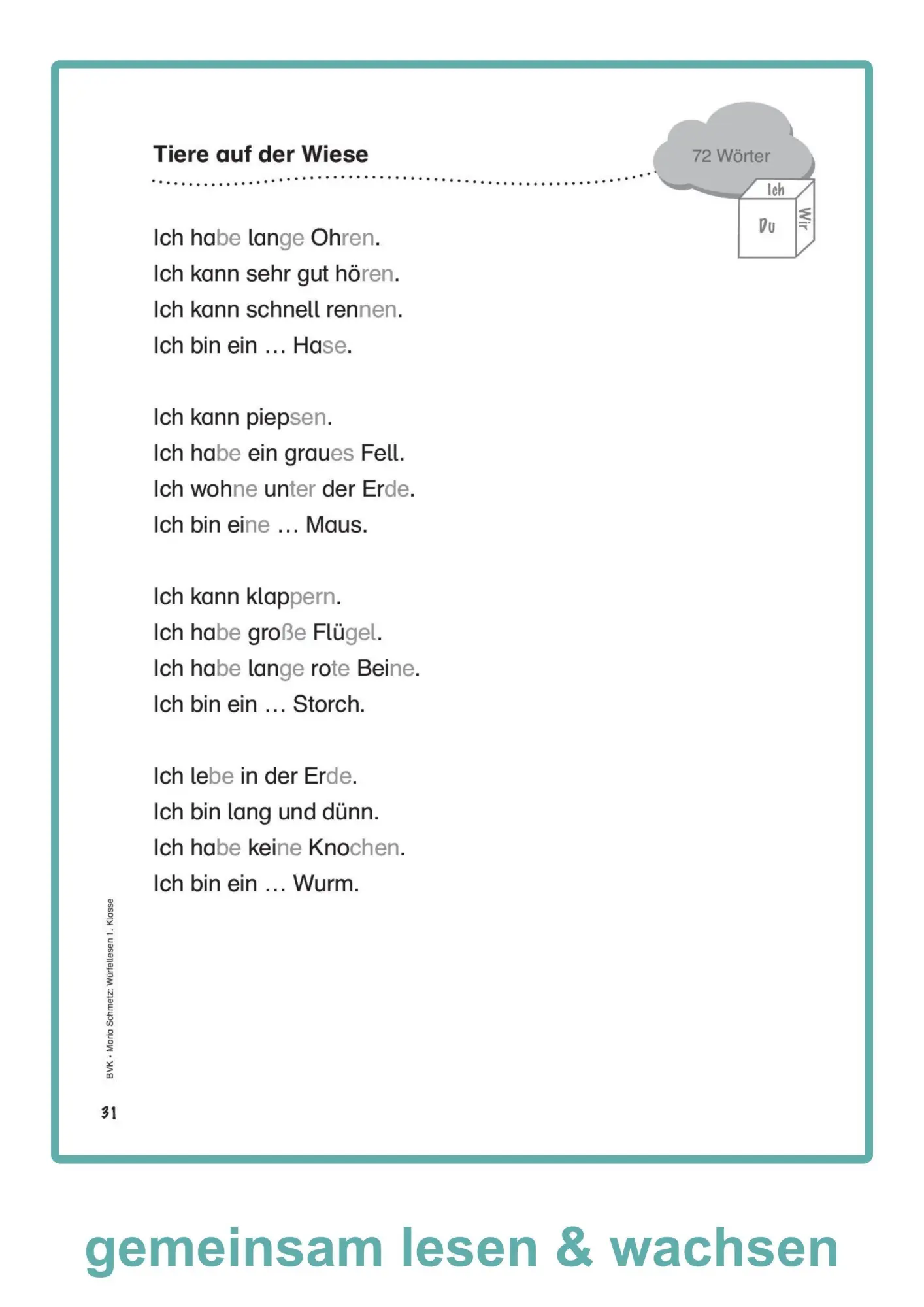Bild: 9783965203440 | Würfellesen - 1. Klasse | Leseförderung mit vorbereiteten Texten