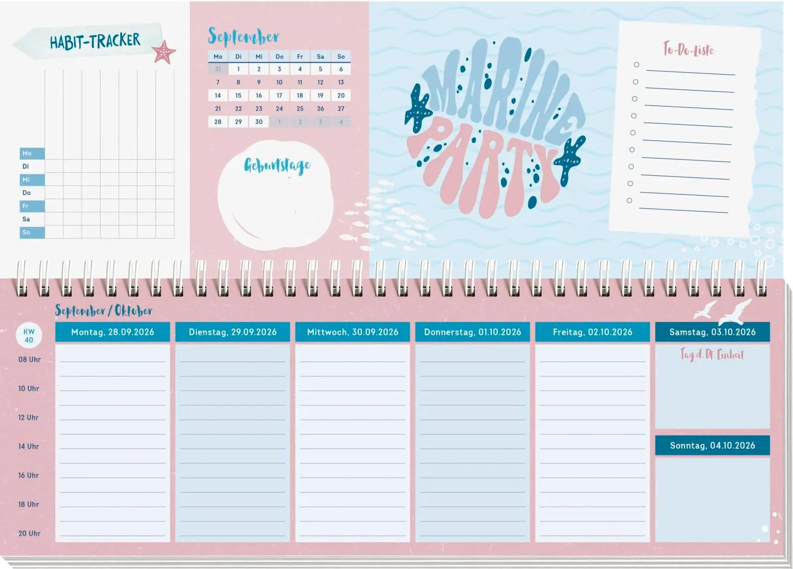 Bild: 4036442013540 | Tischkalender 2026 quer: Meer ist immer besser | Groh Verlag | 64 S.
