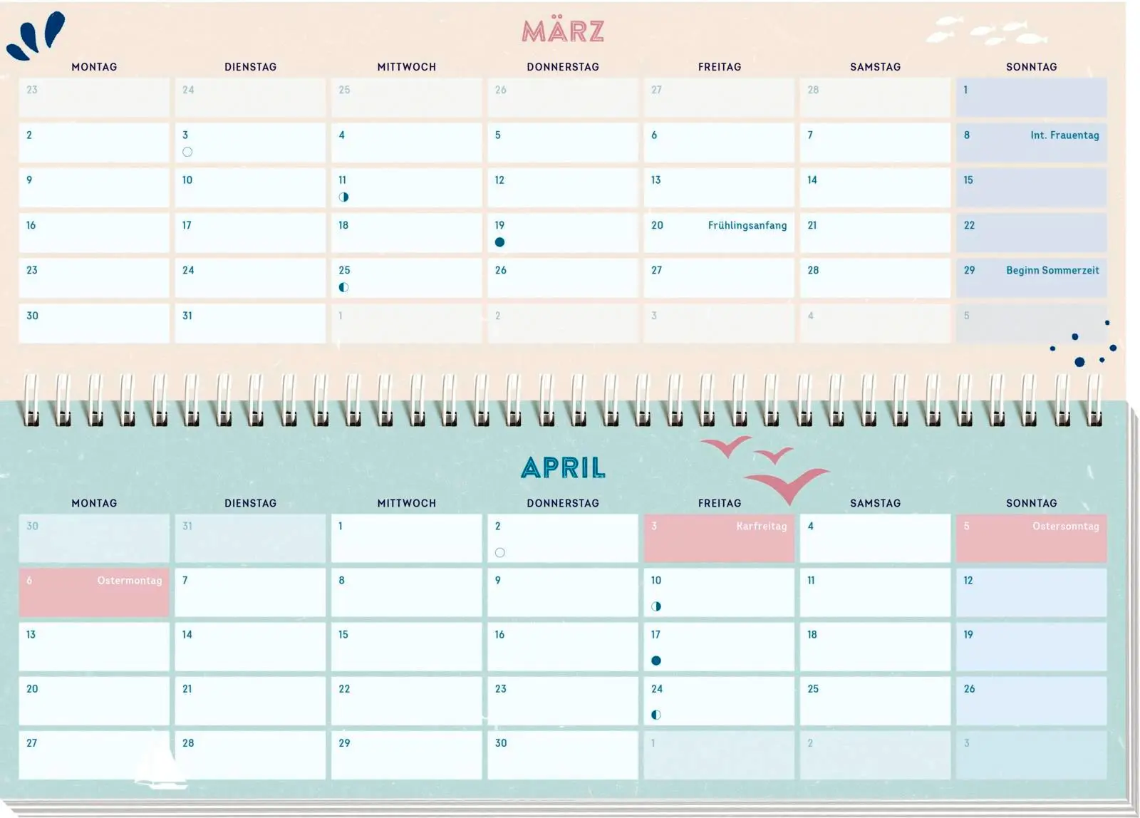 Bild: 4036442013540 | Tischkalender 2026 quer: Meer ist immer besser | Groh Verlag | 64 S.