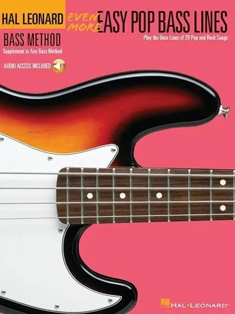 Cover: 9780634073540 | Even More Easy Pop Bass Lines - Hal Leonard Bass Method Book/Online...