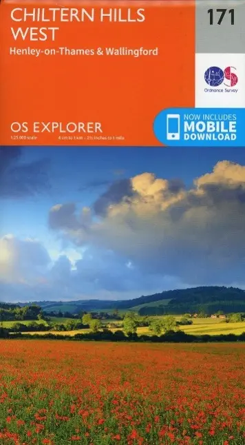 Cover: 9780319243640 | Chiltern Hills West, Henley-on-Thames and Wallingford | Survey | 2015