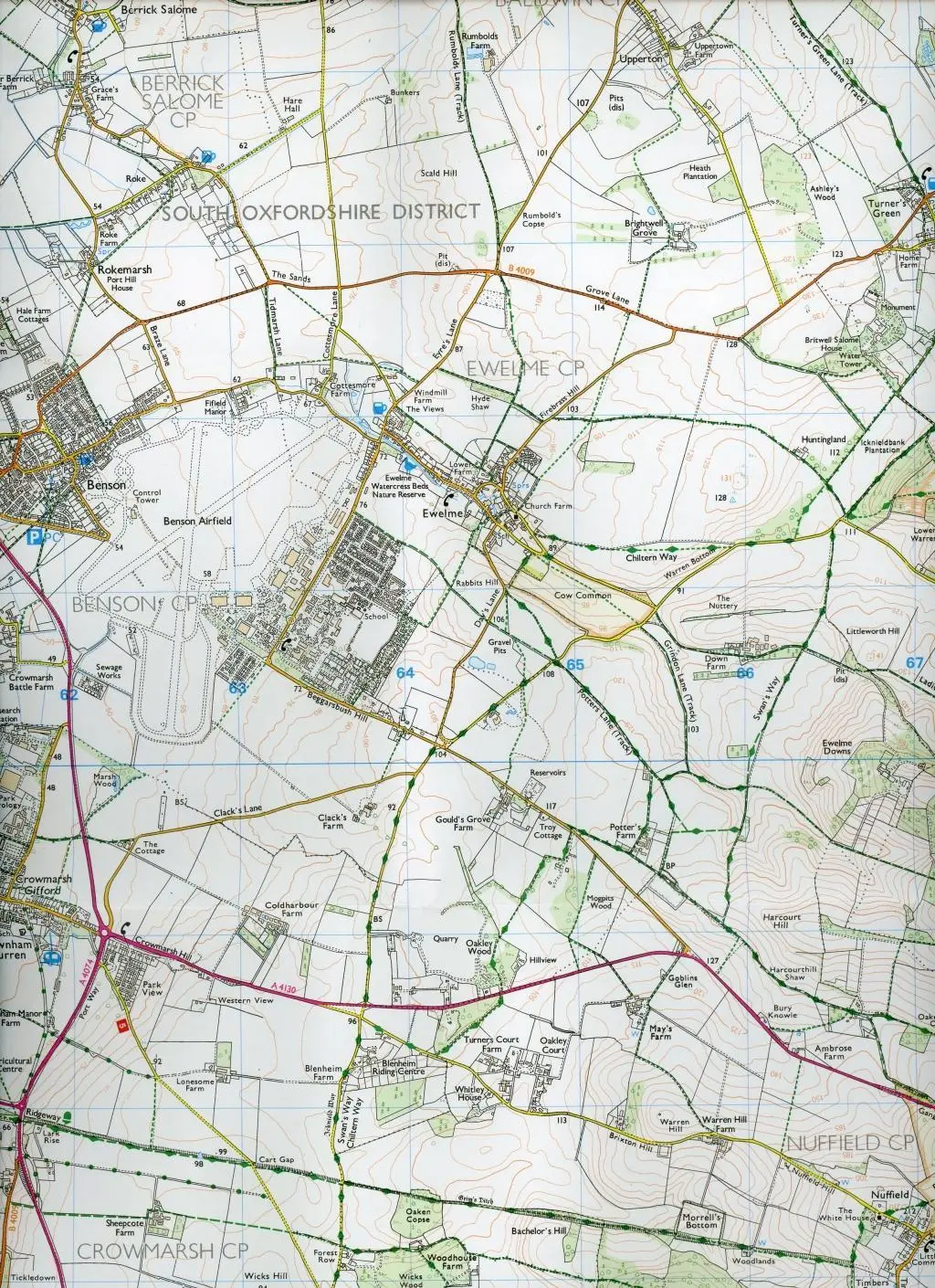 Bild: 9780319243640 | Chiltern Hills West, Henley-on-Thames and Wallingford | Survey | 2015