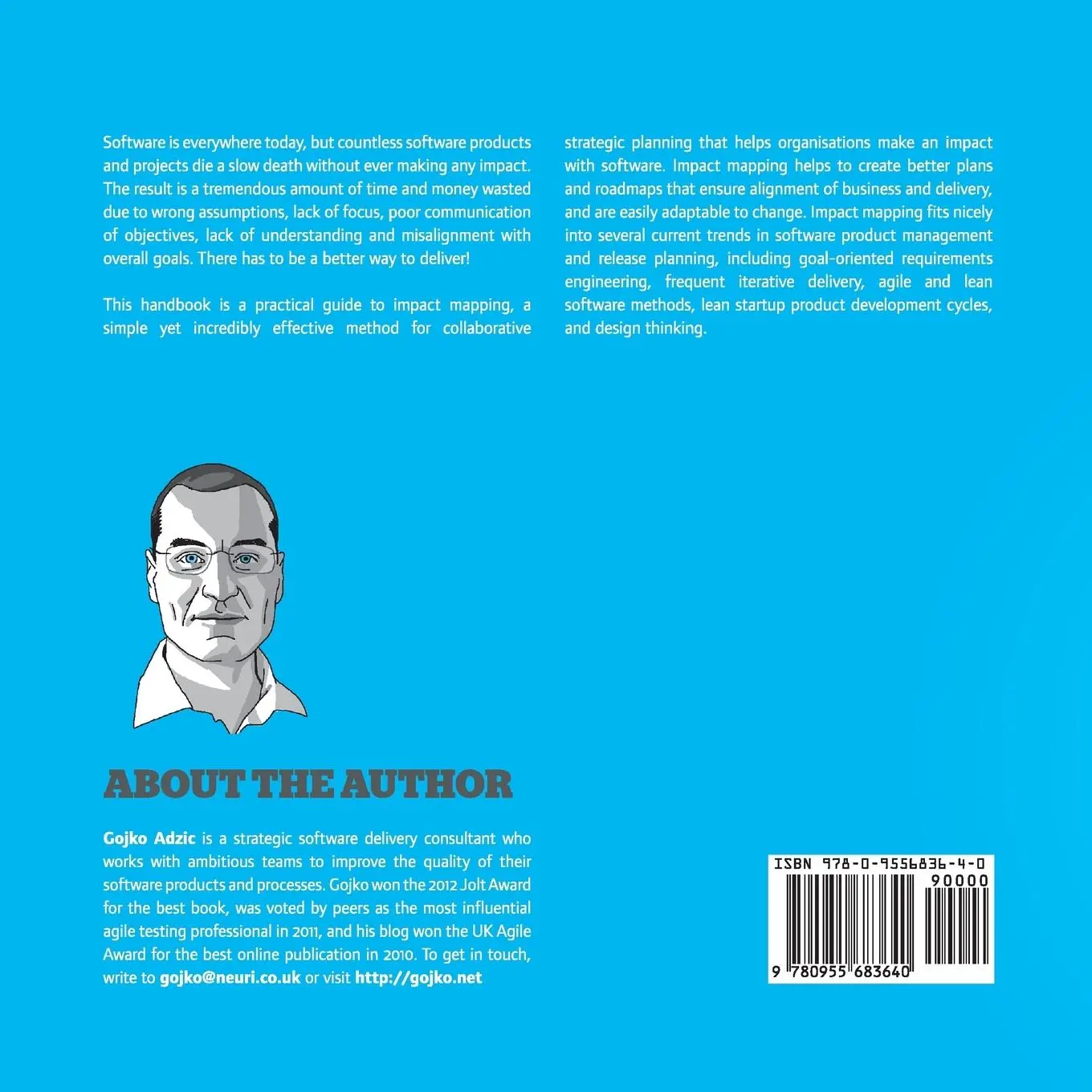 Rückseite: 9780955683640 | Impact Mapping | Gojko Adzic | Taschenbuch | Kartoniert / Broschiert