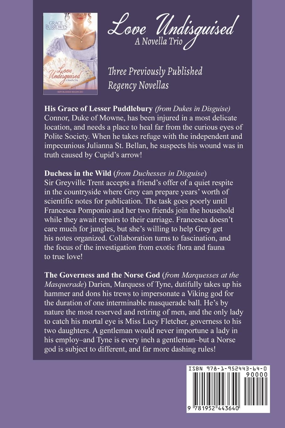 Rückseite: 9781952443640 | Love Undisguised | Three PREVIOUSLY PUBLISHED Regency Novellas | Buch