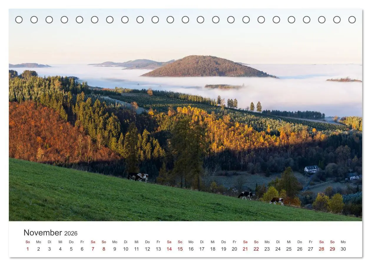 Bild: 9783457313640 | Sauerland - hier muss man mal gewesen sein (Tischkalender 2026 DIN...