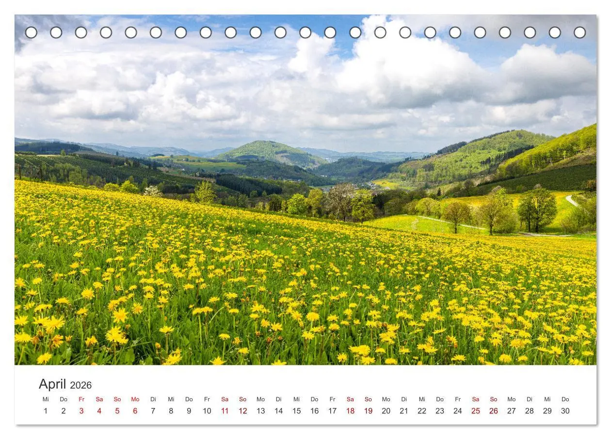 Bild: 9783457313640 | Sauerland - hier muss man mal gewesen sein (Tischkalender 2026 DIN...
