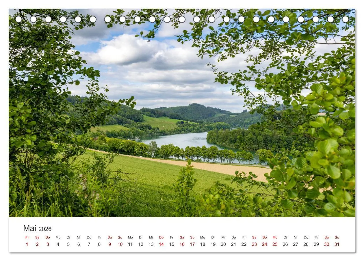 Bild: 9783457313640 | Sauerland - hier muss man mal gewesen sein (Tischkalender 2026 DIN...