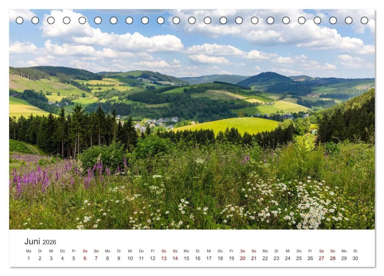 Bild: 9783457313640 | Sauerland - hier muss man mal gewesen sein (Tischkalender 2026 DIN...