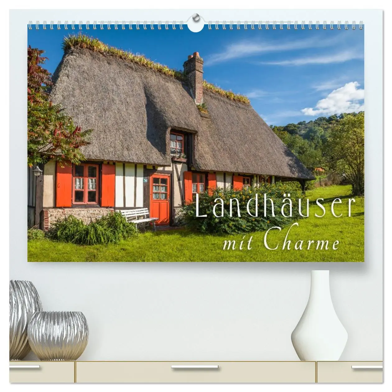 Cover: 9783516023640 | Landhäuser mit Charme (hochwertiger Premium Wandkalender 2026 DIN...