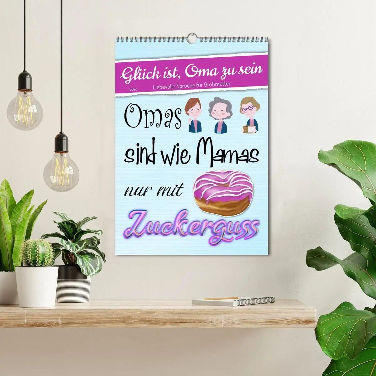 Bild: 9783516333640 | Glück ist, Oma zu sein (Wandkalender 2026 DIN A3 hoch), CALVENDO...