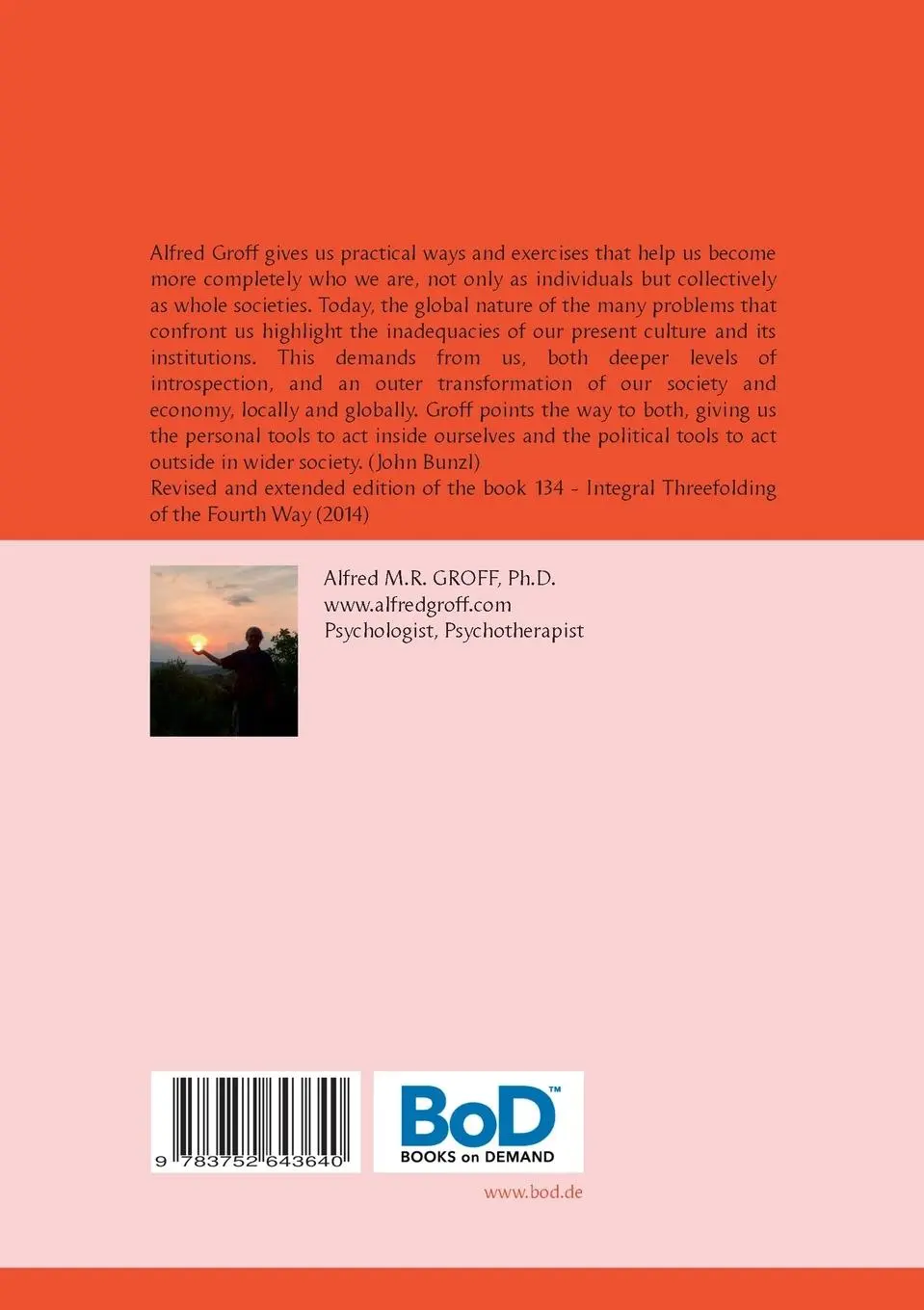 Rückseite: 9783752643640 | "I AM" Tetranthropos, a conscious human being | Alfred M. R. Groff