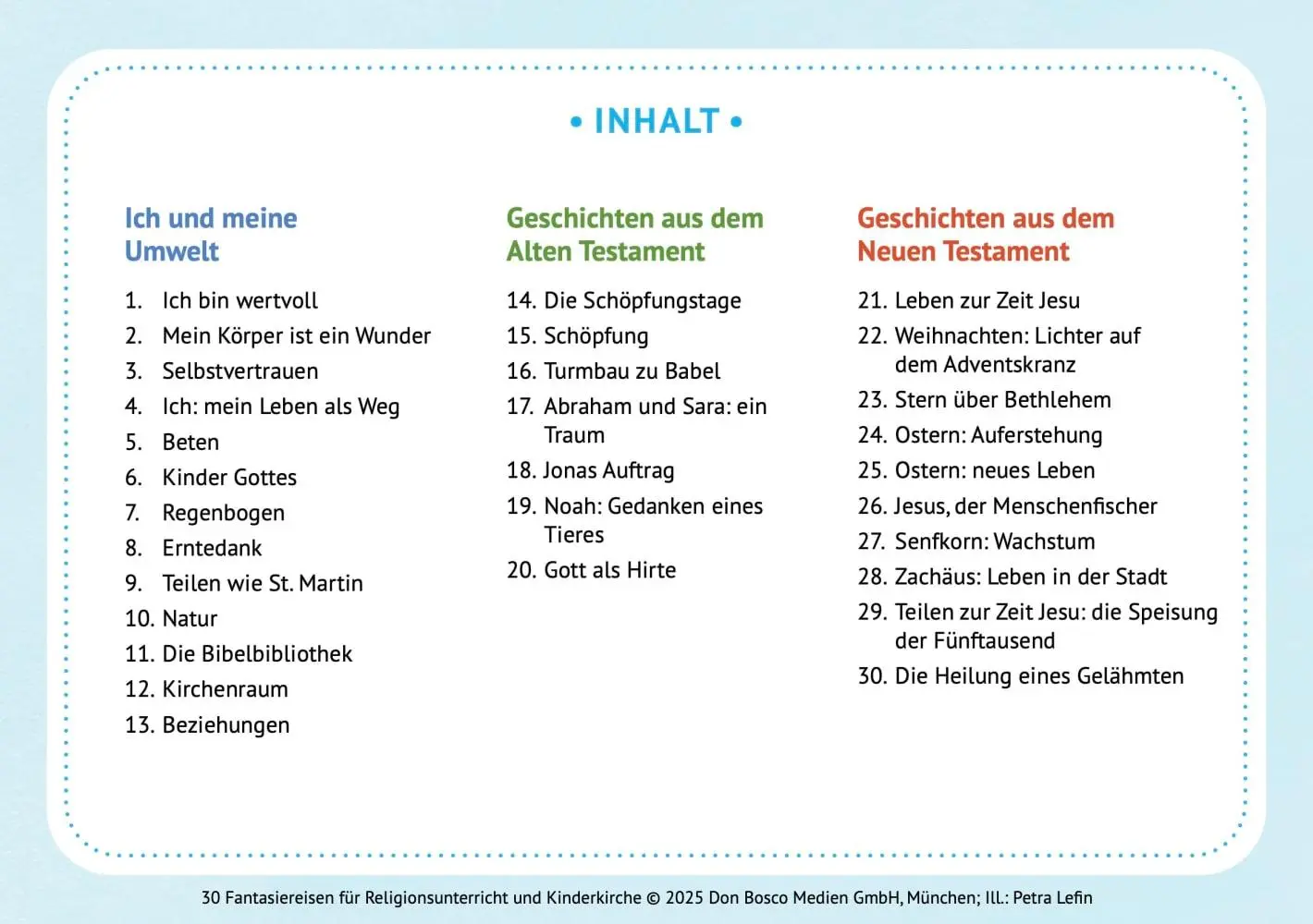 Bild: 4260694923740 | 30 Fantasiereisen für Religionsunterricht und Kinderkirche | Box