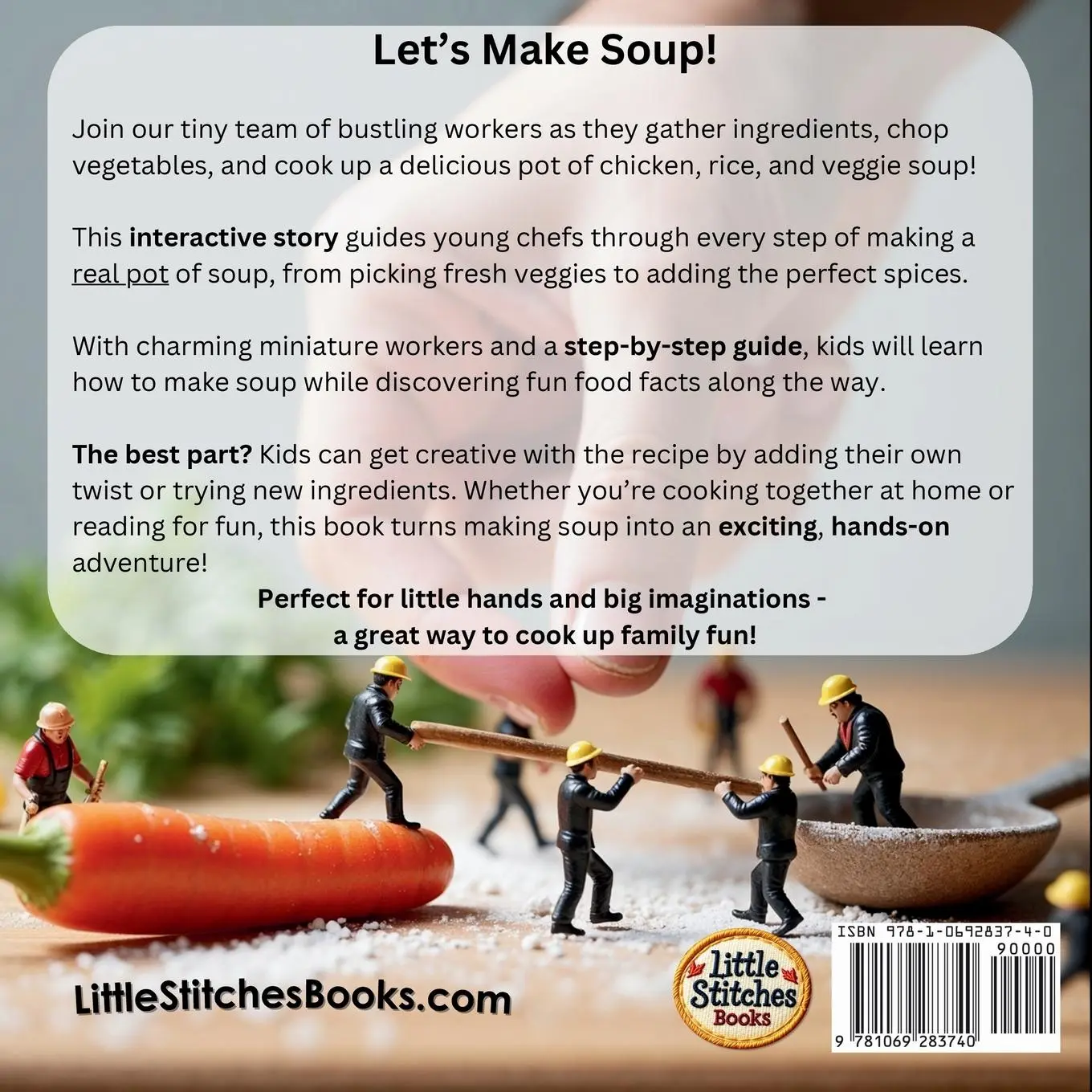 Rückseite: 9781069283740 | Let's Make Soup | An Interactive Cooking Adventure! | Reddington