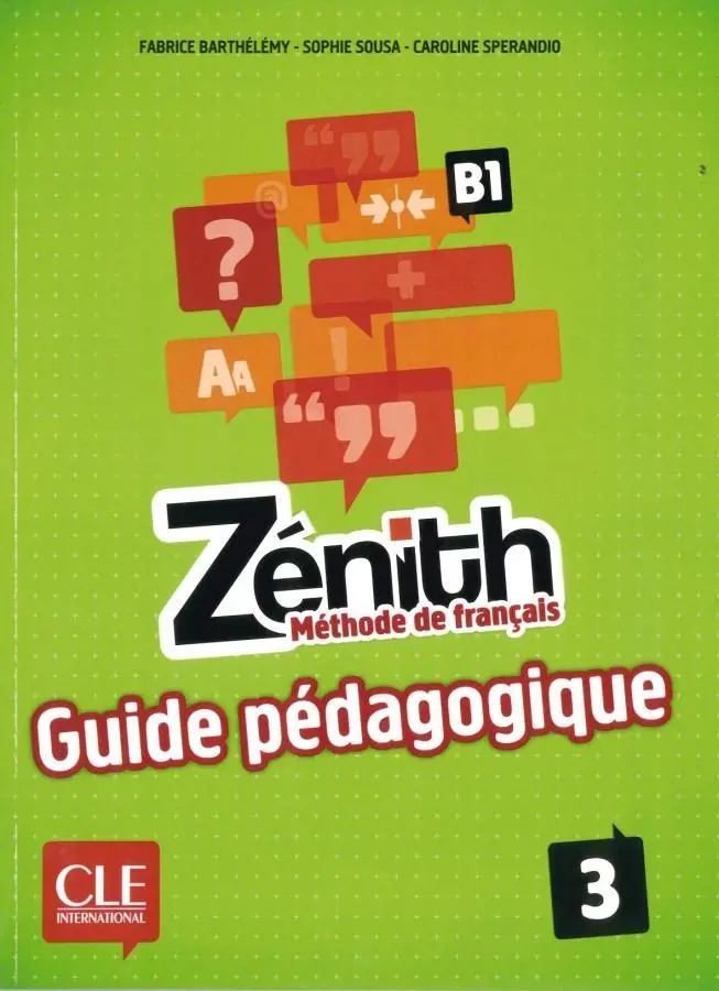 Cover: 9783190833740 | Zénith 3 - Ausgabe für den deutschsprachigen Raum | Barthélémy | Buch