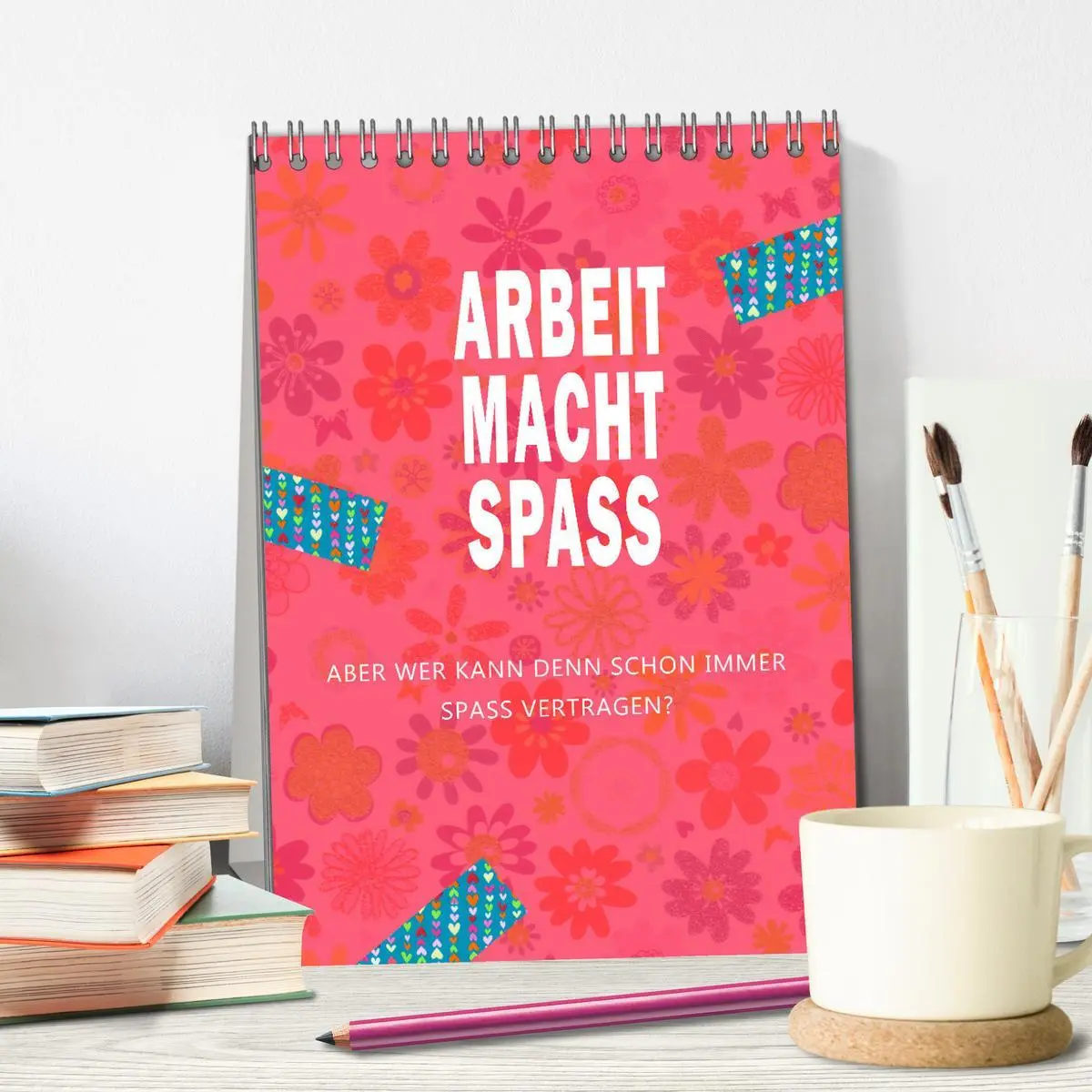 Bild: 9783516253740 | Arbeit macht Spaß (Tischkalender 2026 DIN A5 hoch), CALVENDO...