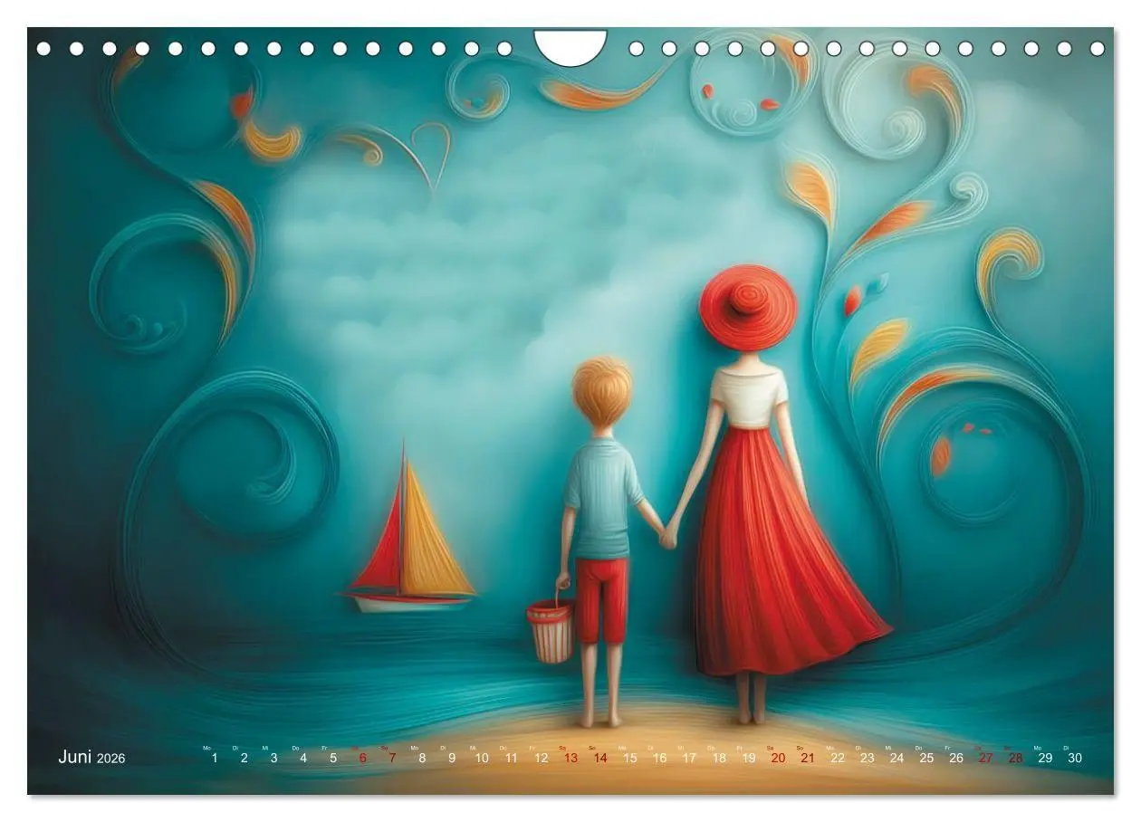 Bild: 9783516703740 | Naive Farbwelten (Wandkalender 2026 DIN A4 quer), CALVENDO...