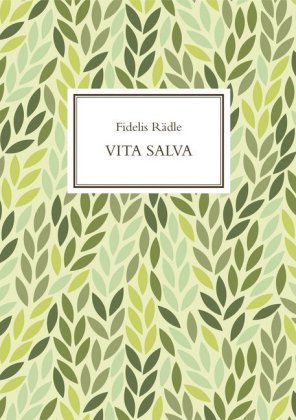 Cover: 9783954903740 | Vita Salva | Fidelis Rädle | Buch | 2018 | Reichert