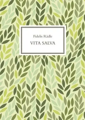 Cover: 9783954903740 | Vita Salva | Fidelis Rädle | Buch | 2018 | Reichert