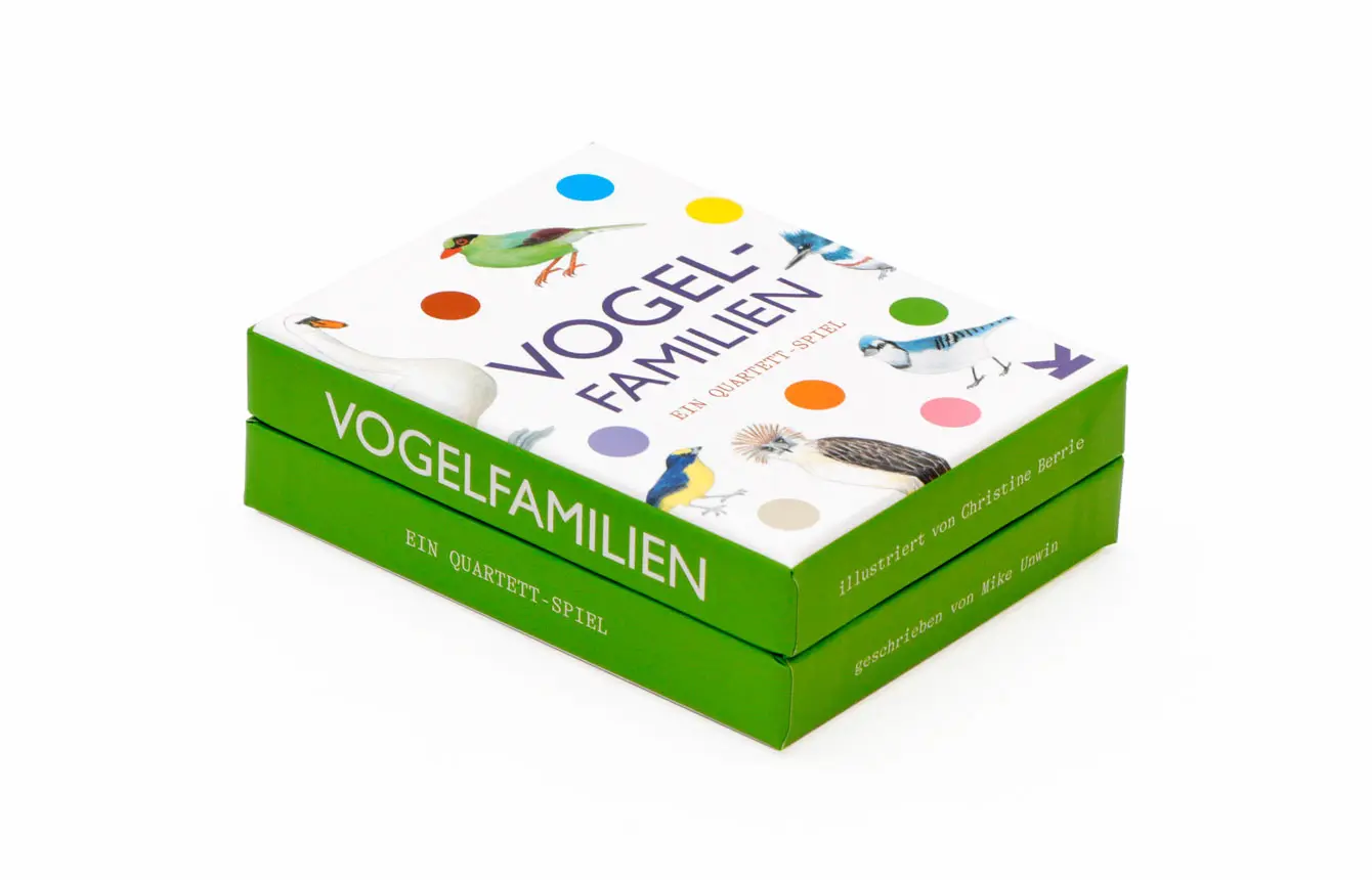 Bild: 9783962443740 | Vogel-Familien | Ein Quartett-Spiel | Mike Unwin | Spiel | 44 S.