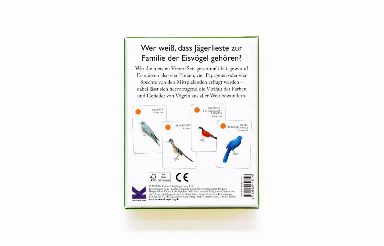 Bild: 9783962443740 | Vogel-Familien | Ein Quartett-Spiel | Mike Unwin | Spiel | 44 S.