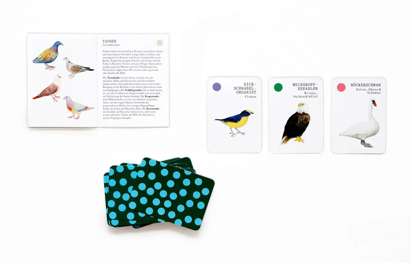 Bild: 9783962443740 | Vogel-Familien | Ein Quartett-Spiel | Mike Unwin | Spiel | 44 S.