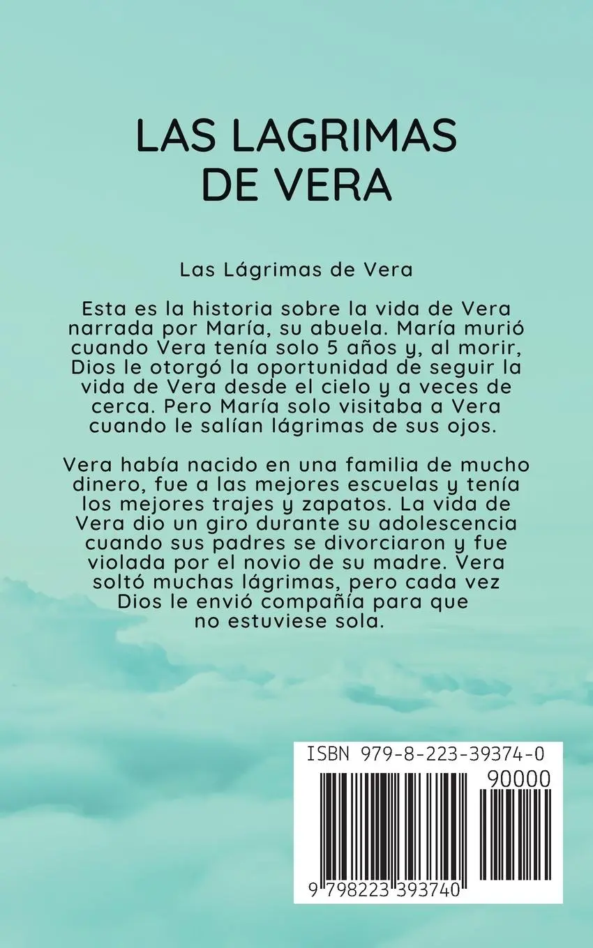 Rückseite: 9798223393740 | Las Lágrimas de Vera | Rr Solis | Taschenbuch | Spanisch | 2023
