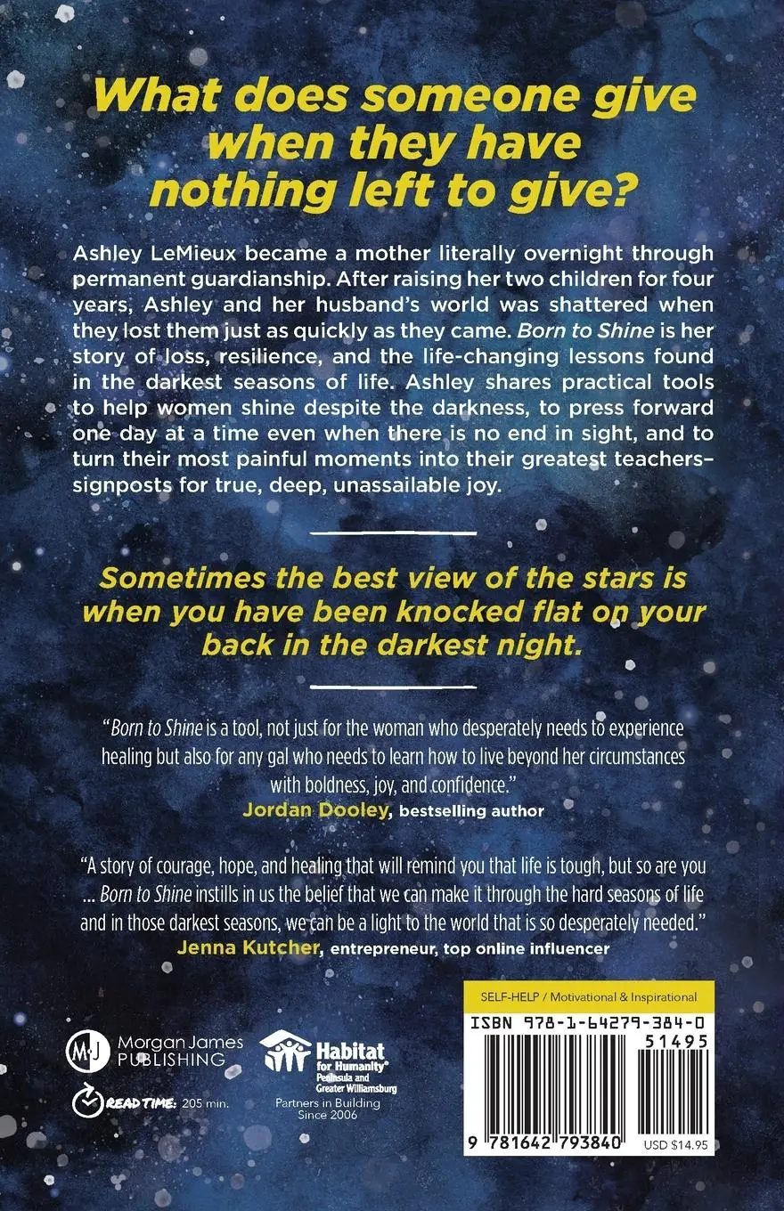 Rückseite: 9781642793840 | Born to Shine | Ashley LeMieux | Taschenbuch | Englisch | 2019