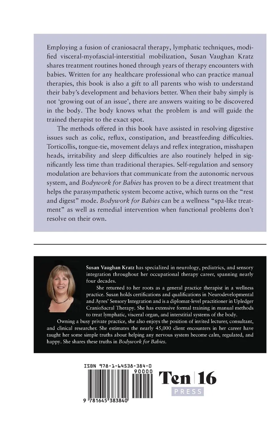 Rückseite: 9781645383840 | Bodywork for Babies | Susan Vaughan Kratz | Buch | Englisch | 2022