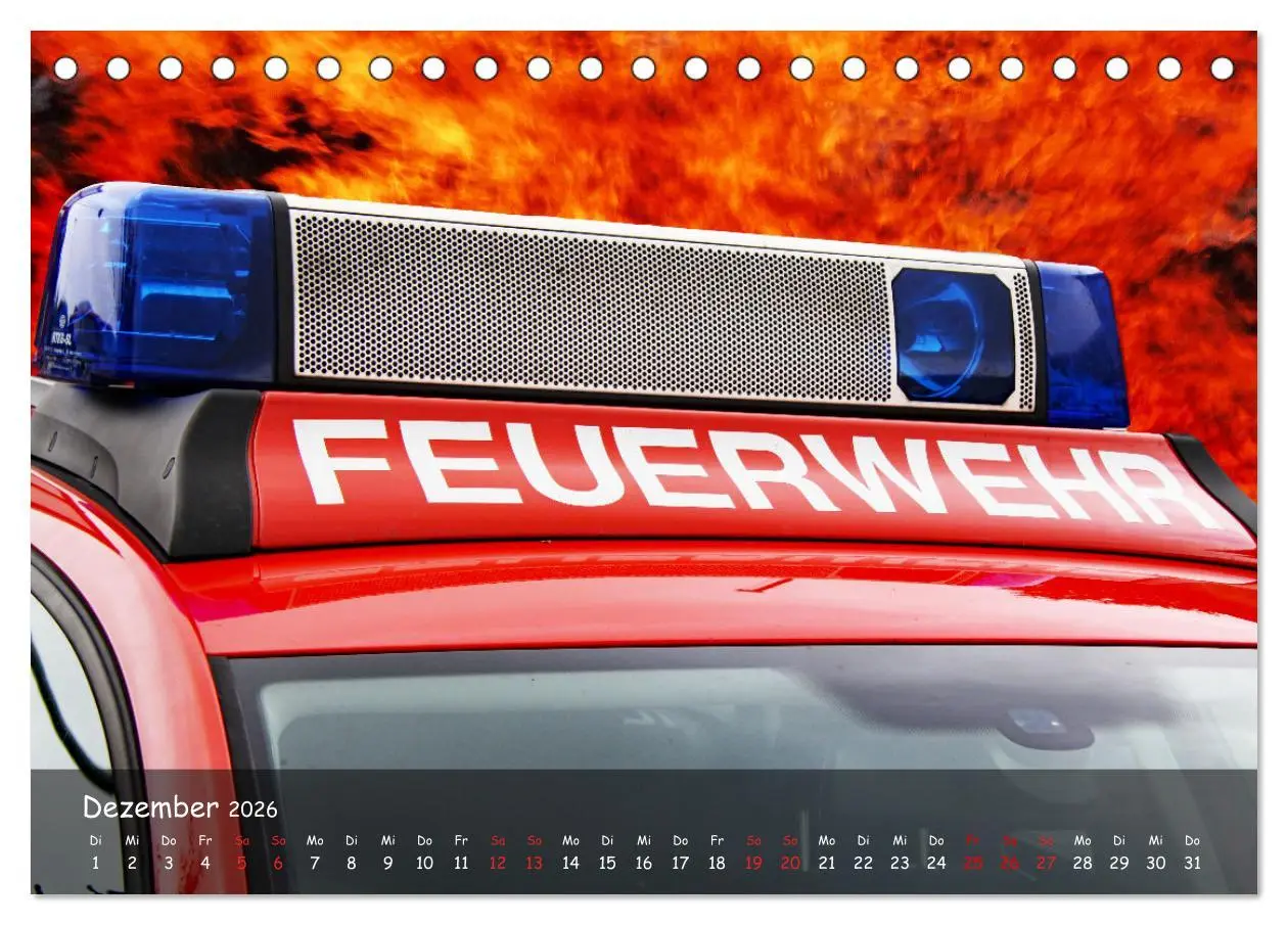 Bild: 9783457603840 | Der Rettungsdienst (Tischkalender 2026 DIN A5 quer), CALVENDO...