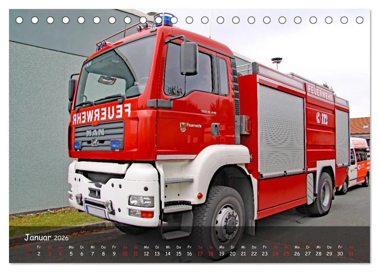 Bild: 9783457603840 | Der Rettungsdienst (Tischkalender 2026 DIN A5 quer), CALVENDO...