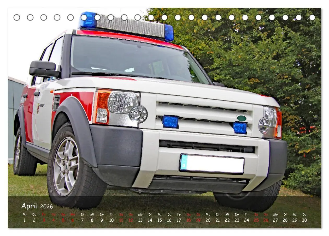 Bild: 9783457603840 | Der Rettungsdienst (Tischkalender 2026 DIN A5 quer), CALVENDO...