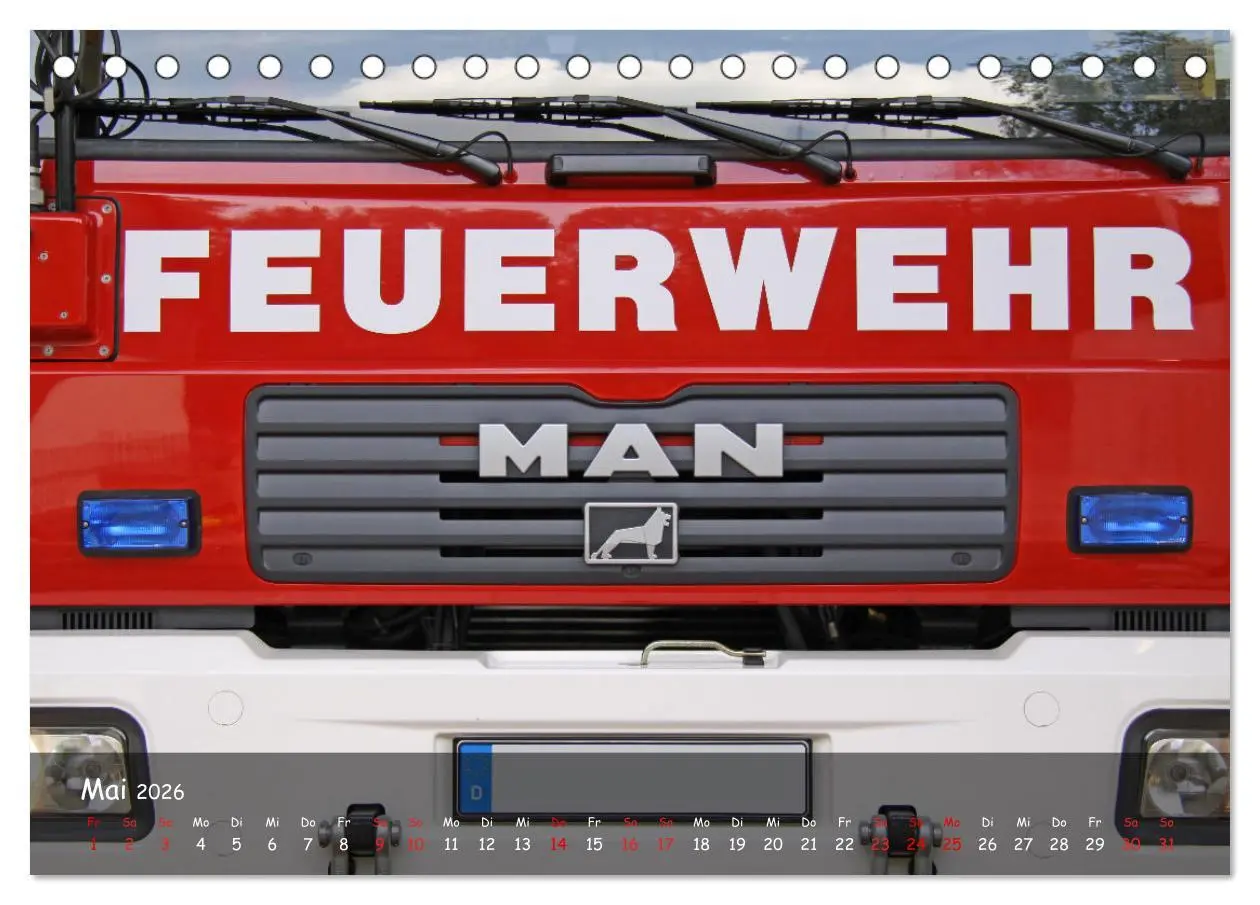 Bild: 9783457603840 | Der Rettungsdienst (Tischkalender 2026 DIN A5 quer), CALVENDO...